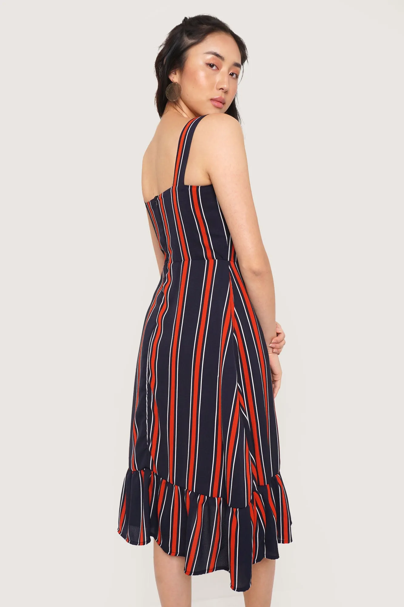 Striped Sleeveless Dress