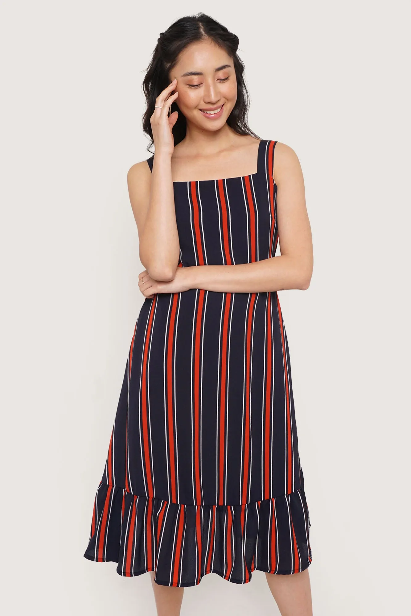 Striped Sleeveless Dress
