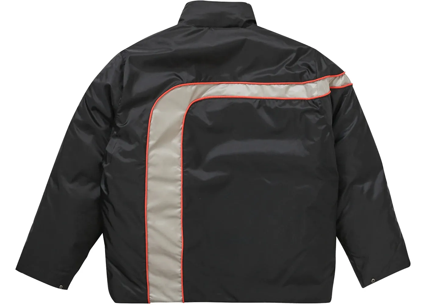 Supreme Stripe Puffer Jacket Black