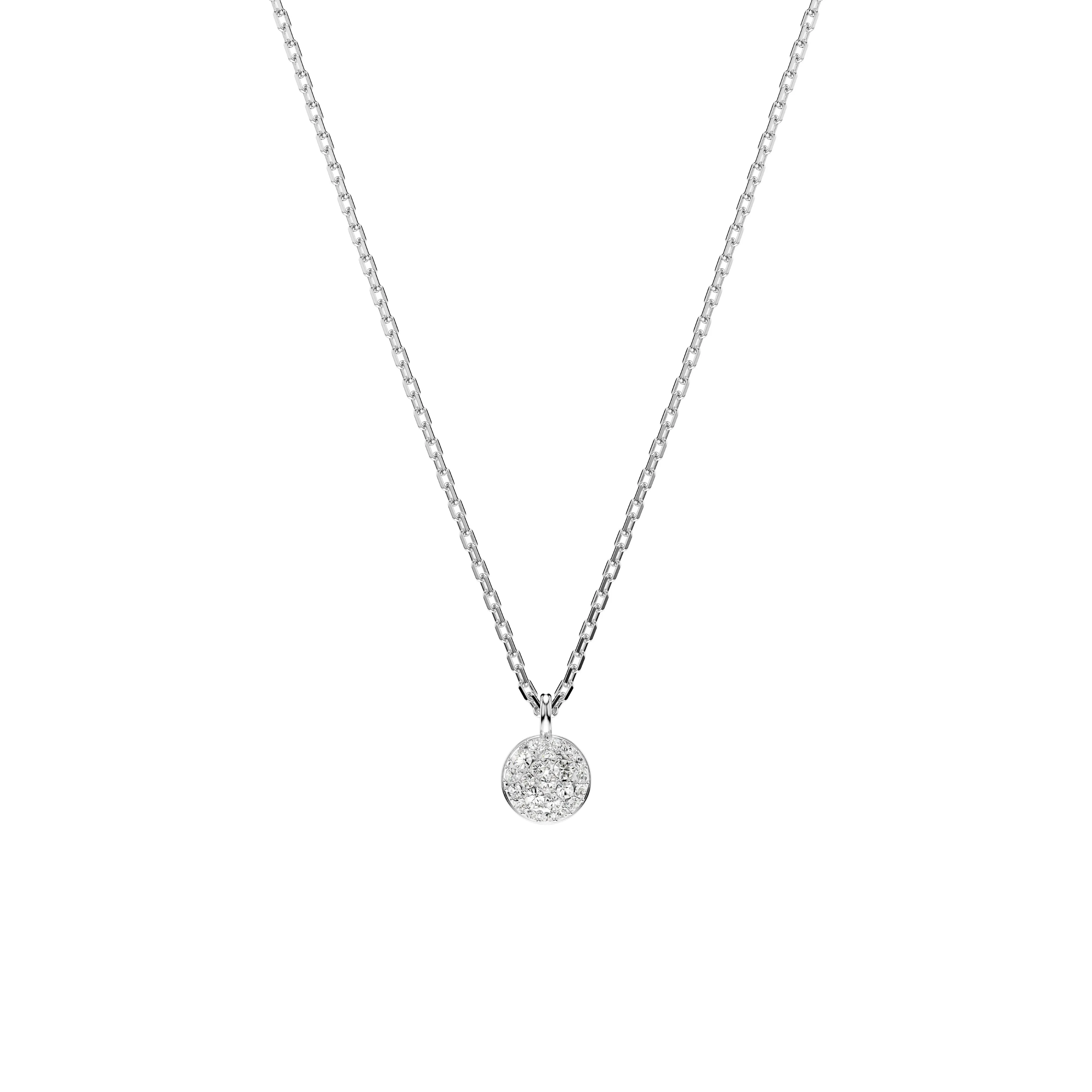 Swarovski Rhodium Meteora Layered Necklace