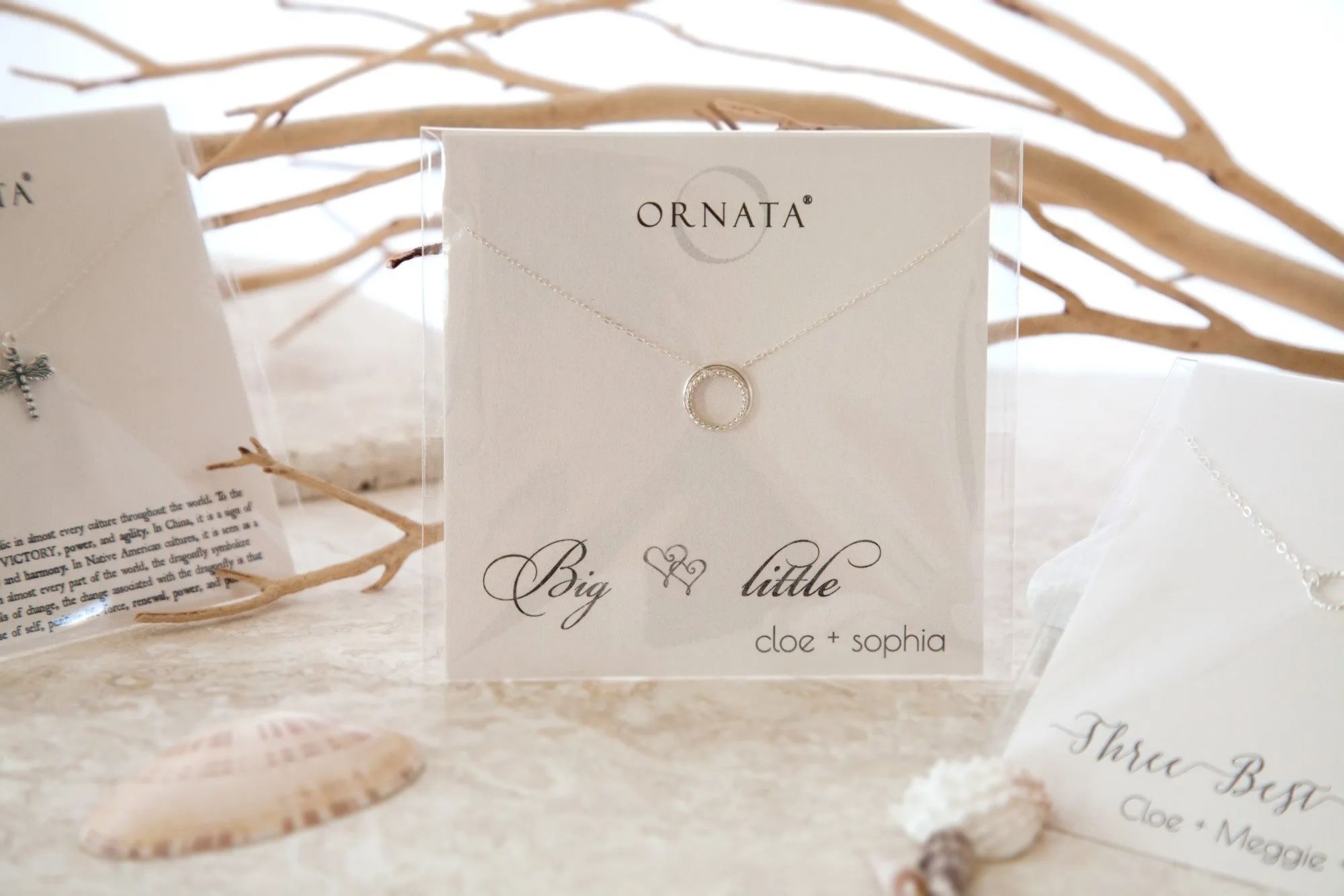 “Sweetheart” Sterling Silver Heart Necklace on Personalized Jewelry Card
