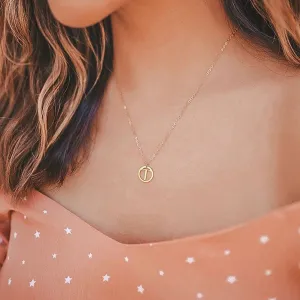 T Initial Necklace