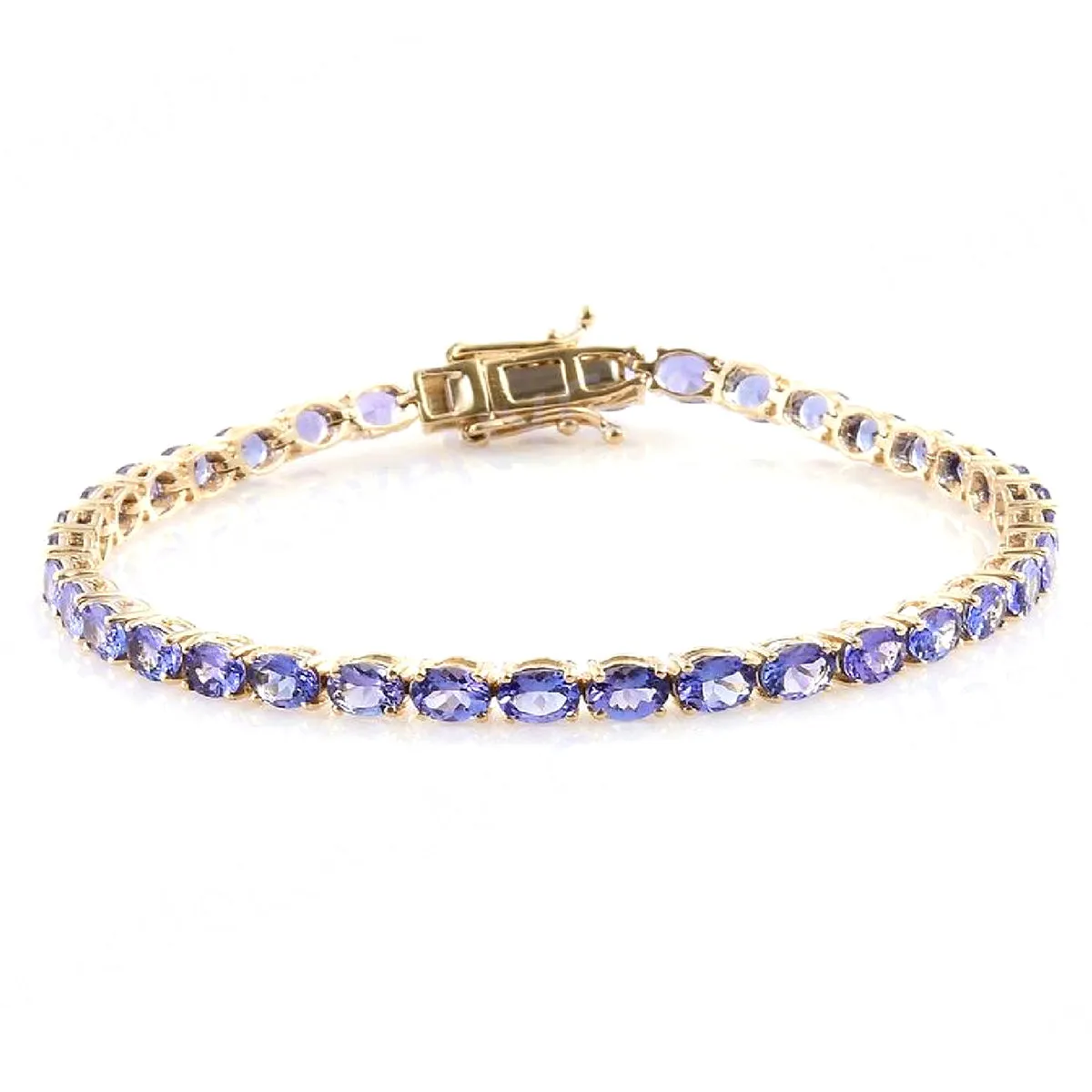 Tanzanite 925 Sterling Silver Tennis Bracelet Jewelry