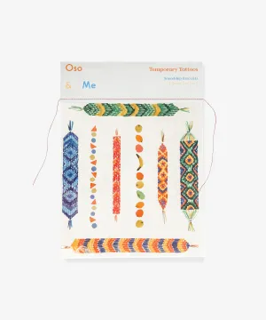 Temporary Tattoo Set, Friendship Bracelets