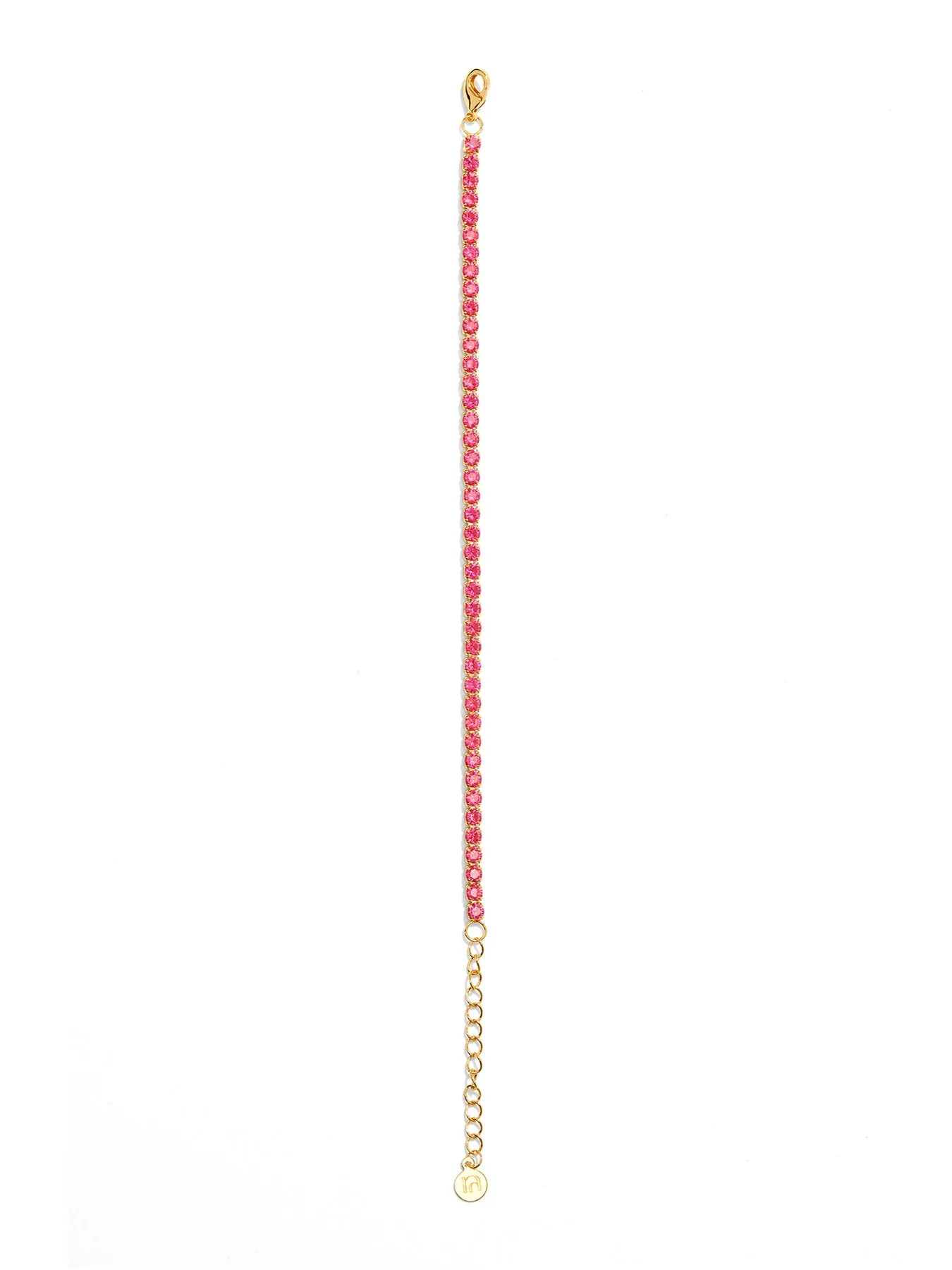 TENNIS BRACELET WILD BERRY • Color: 18K Yellow Gold