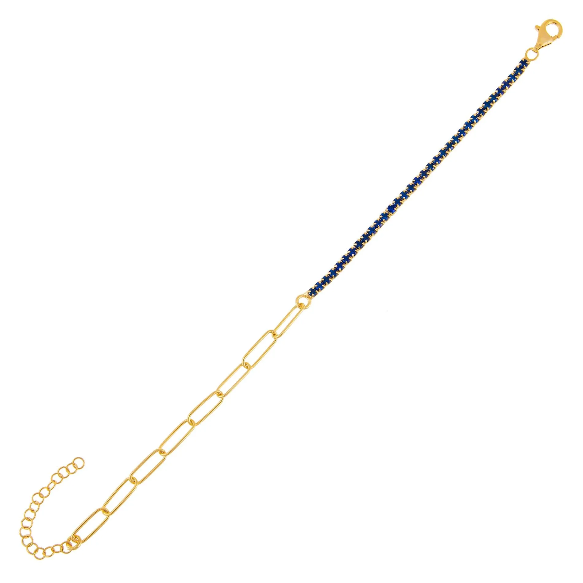 Tennis X Link Bracelet