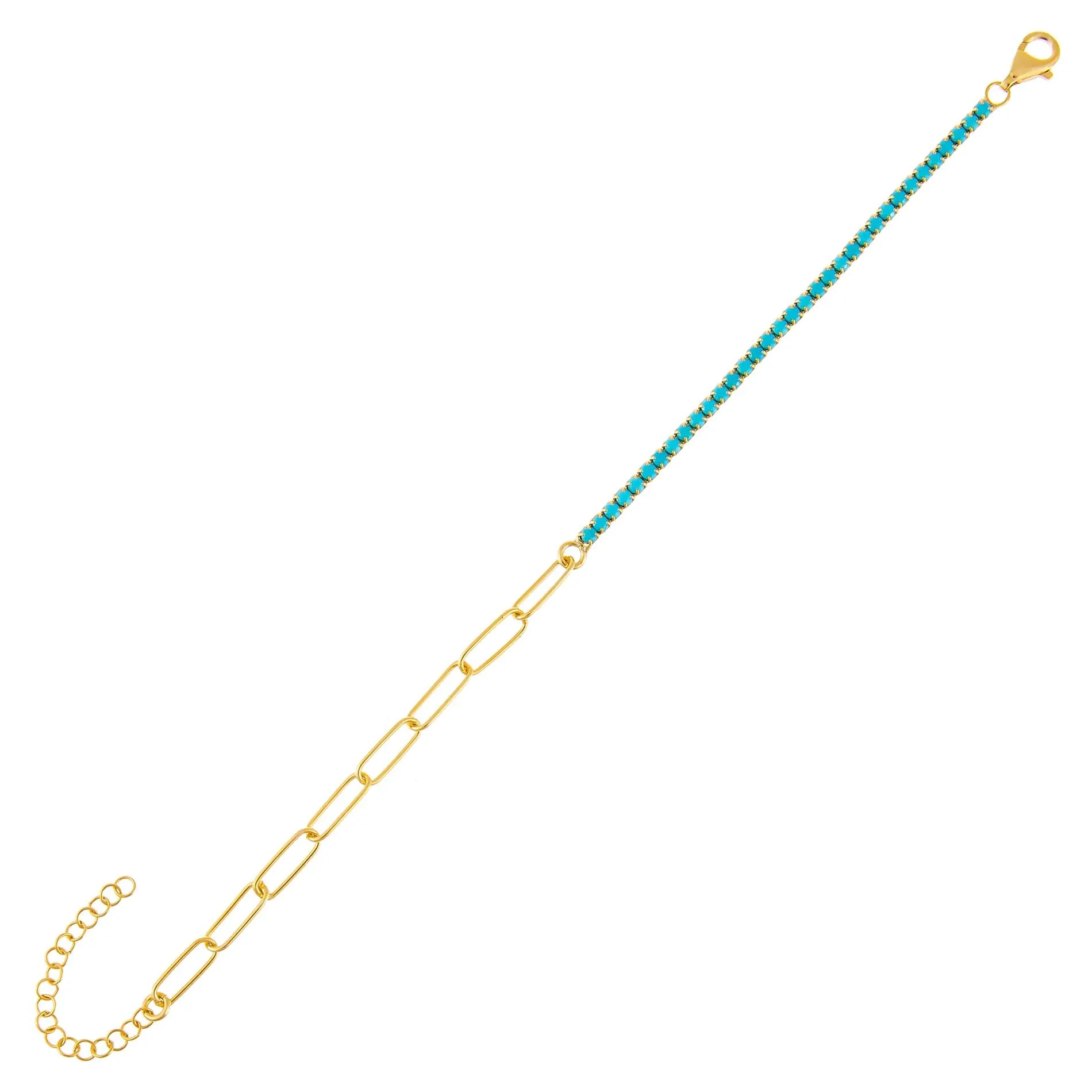 Tennis X Link Bracelet