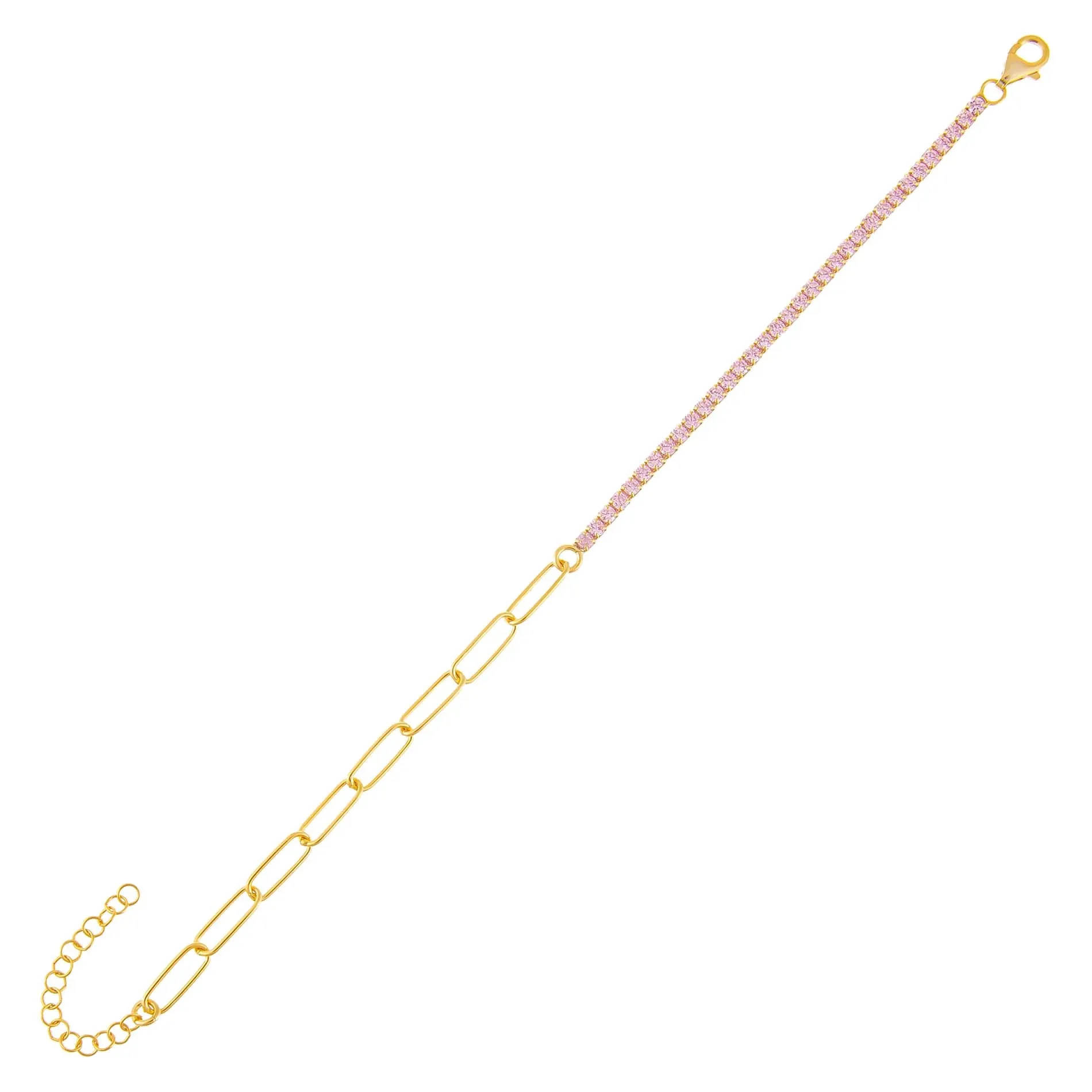 Tennis X Link Bracelet