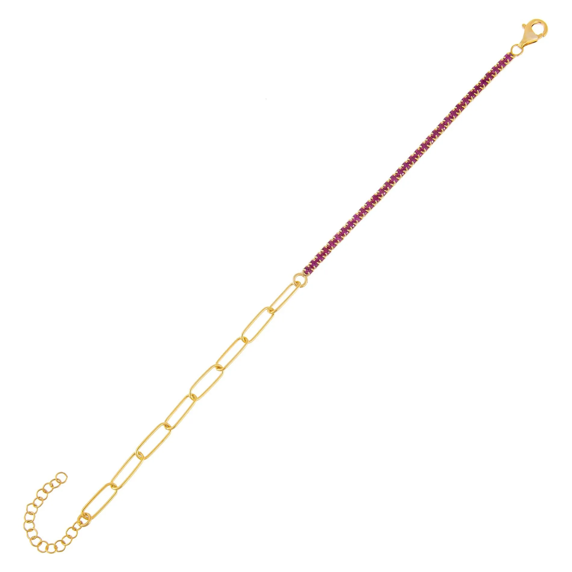 Tennis X Link Bracelet