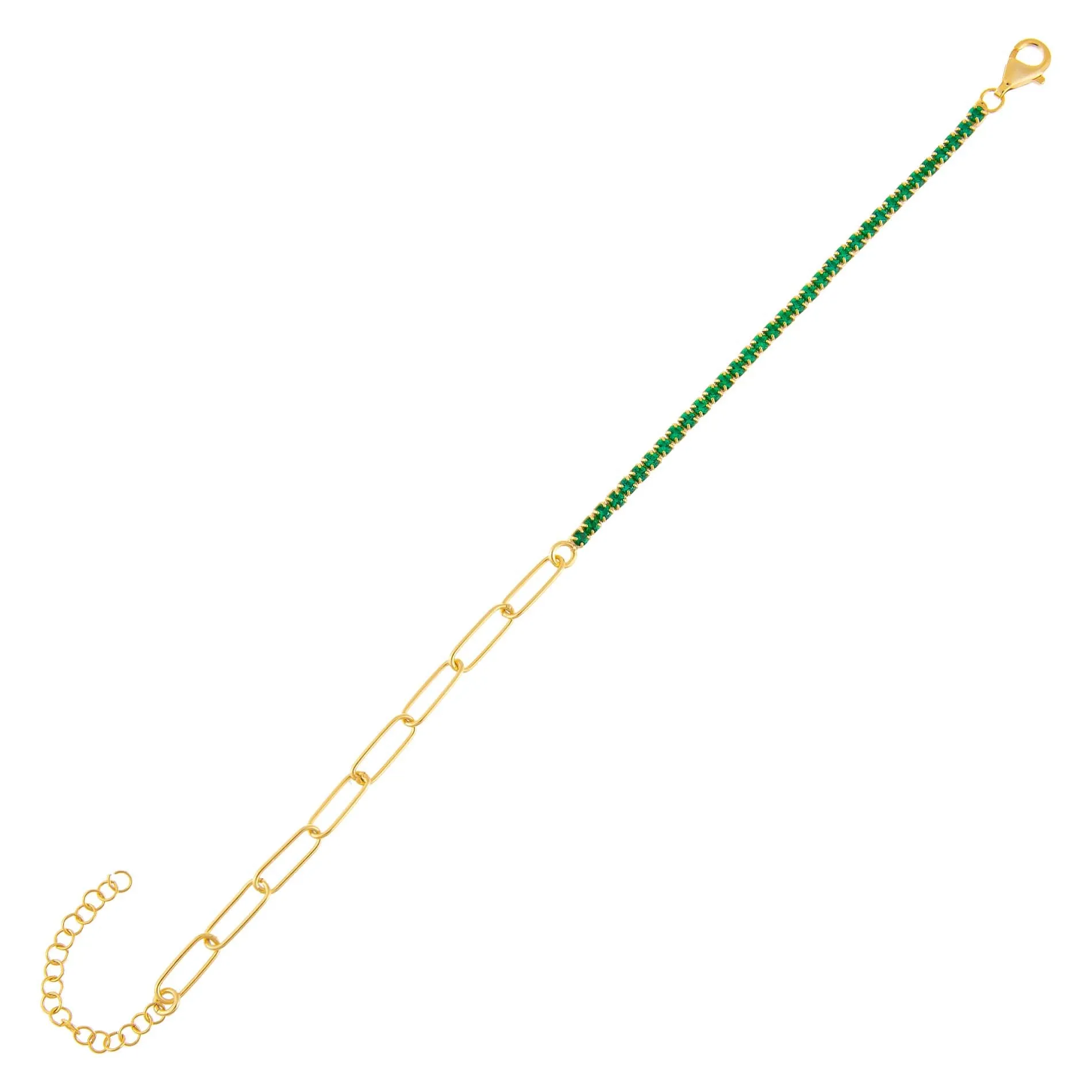 Tennis X Link Bracelet