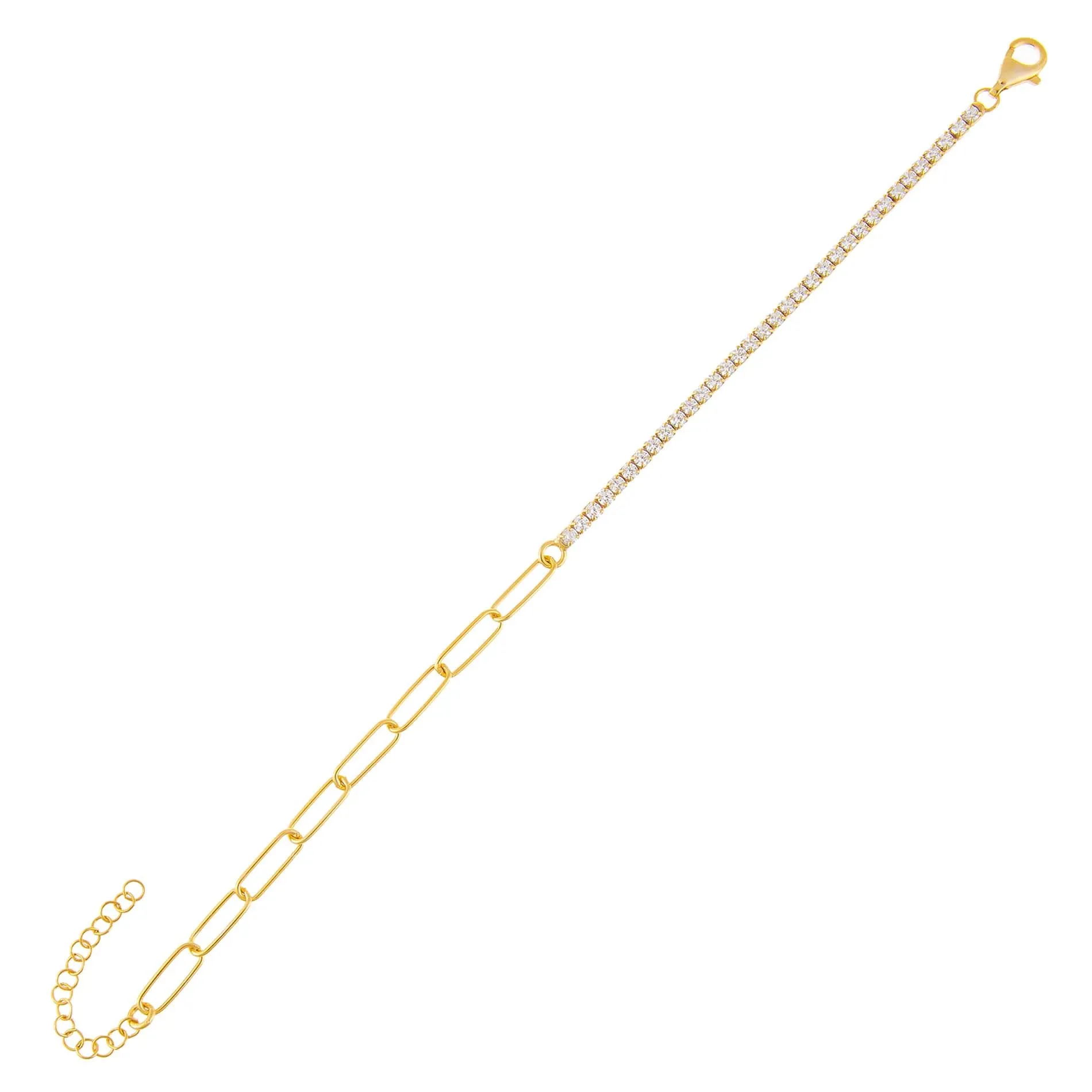 Tennis X Link Bracelet