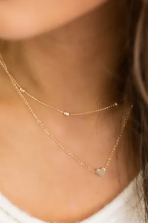The Julianna Layered Heart Necklace