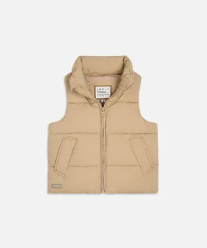 The New Chester Puffer Vest - Toffee