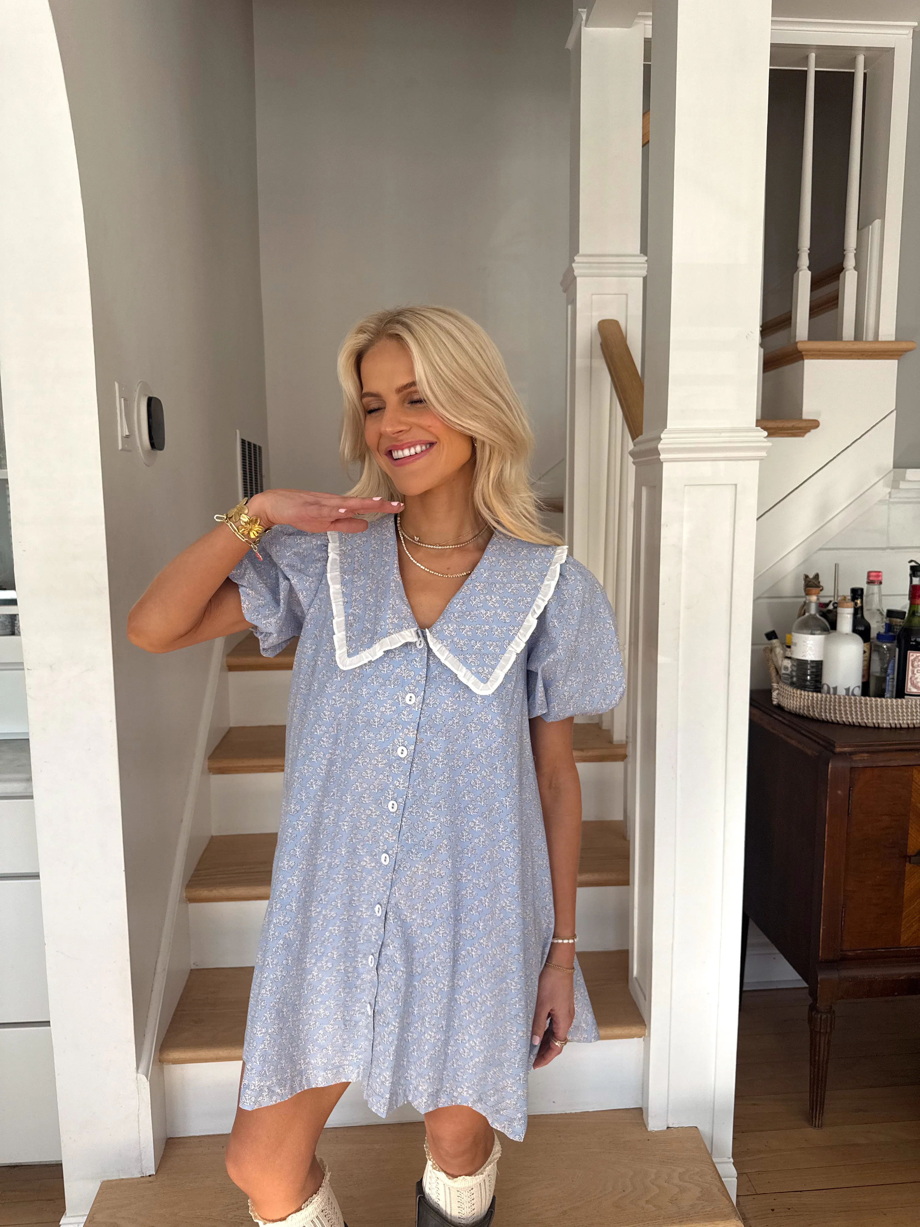 The Penny Dress // Blue *RESTOCKED*