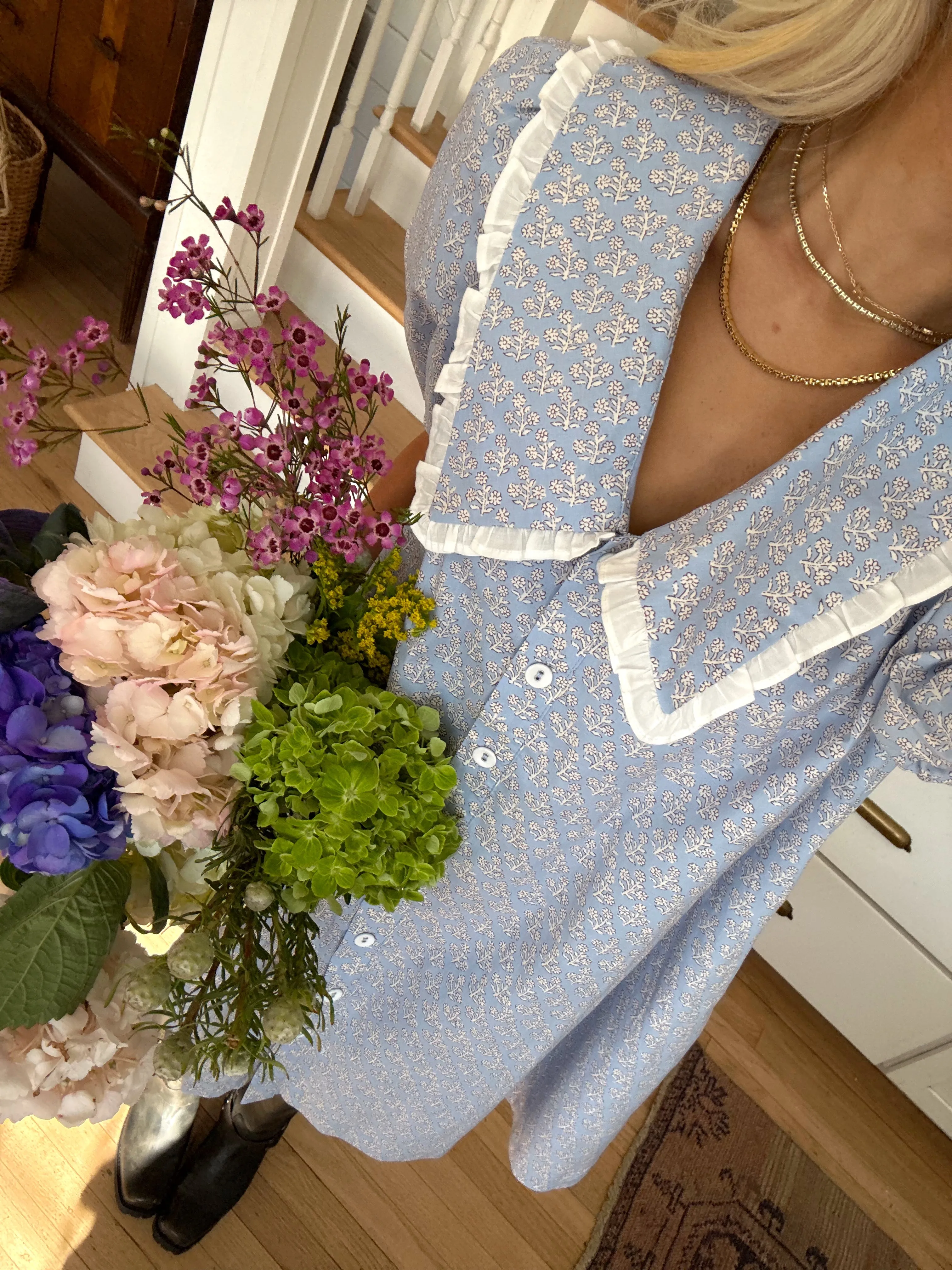The Penny Dress // Blue *RESTOCKED*