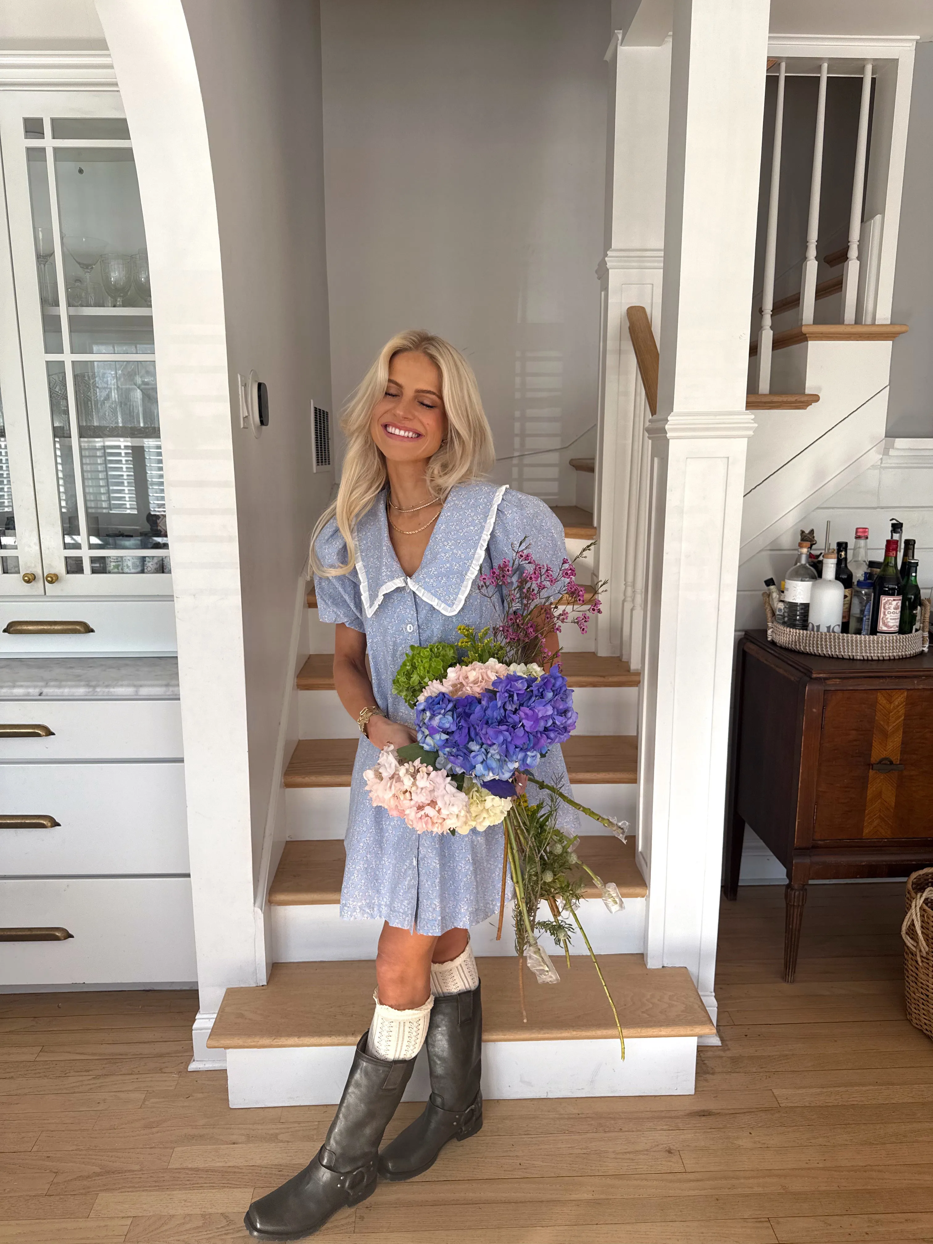 The Penny Dress // Blue *RESTOCKED*