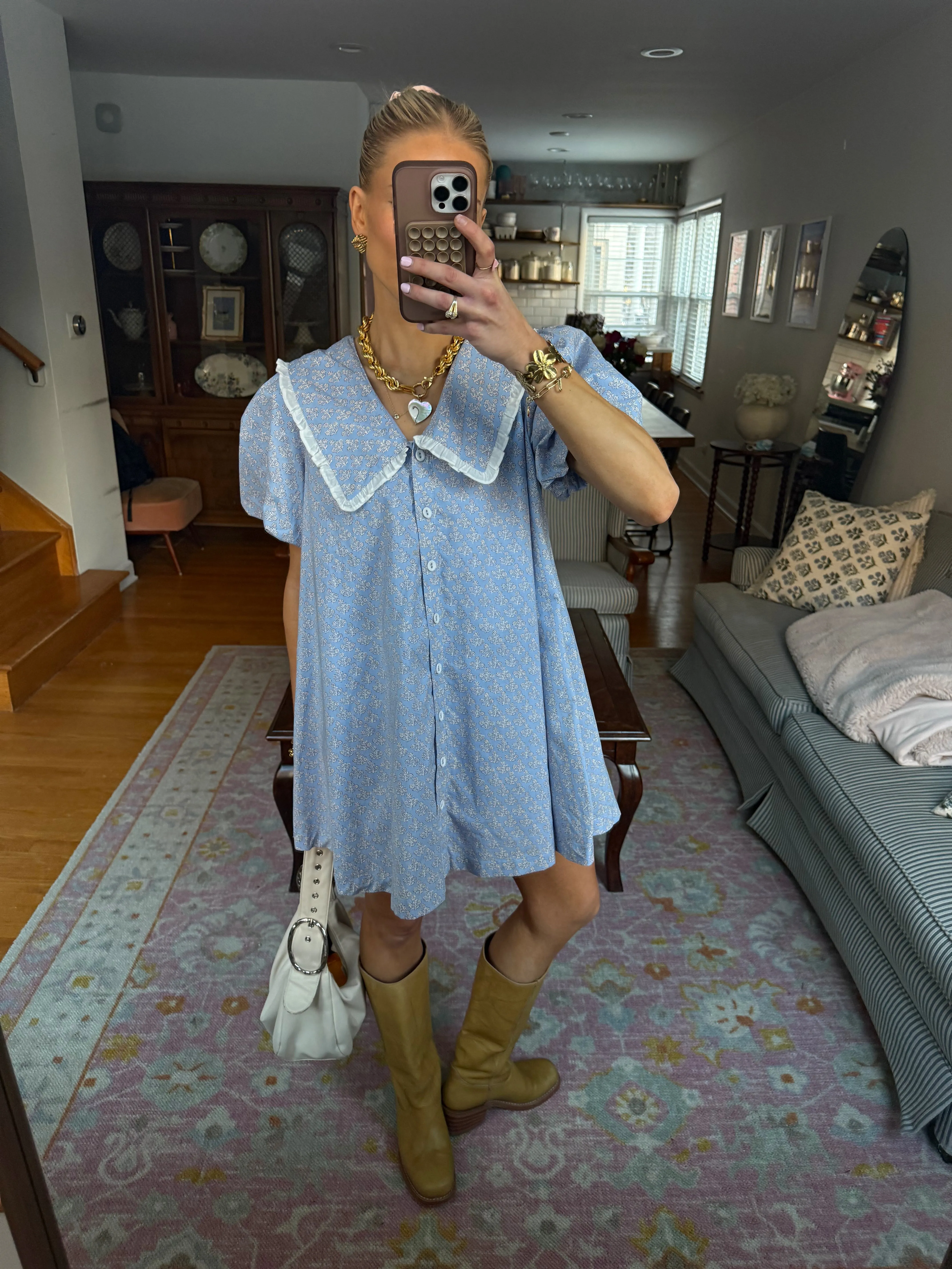 The Penny Dress // Blue *RESTOCKED*