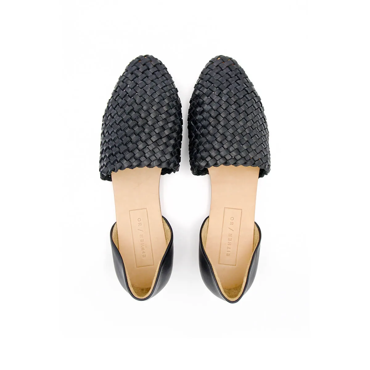 The Woven Flat [Black]