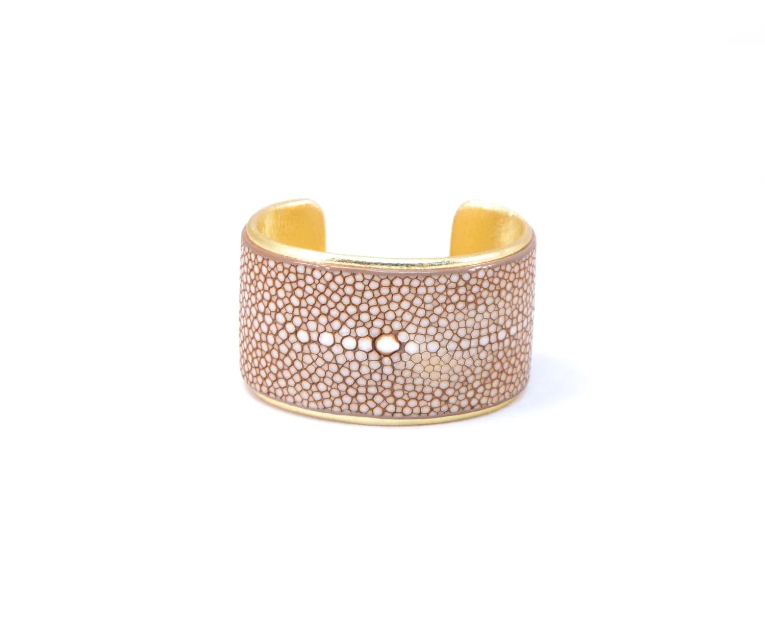 Toffee & Gold Chunk Cuff
