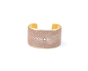Toffee & Gold Chunk Cuff