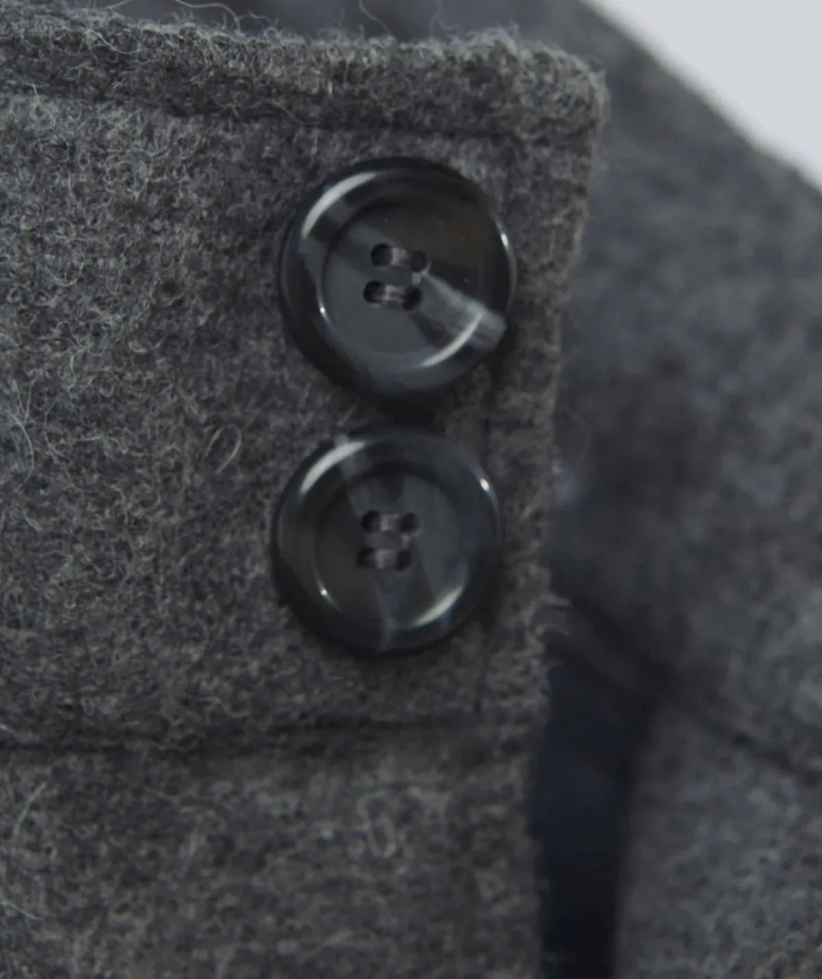 Townsend Felted Wool Peacoat - Shadow Heather