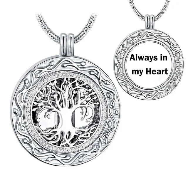 Tree of Life Cremation Pendant & Locket