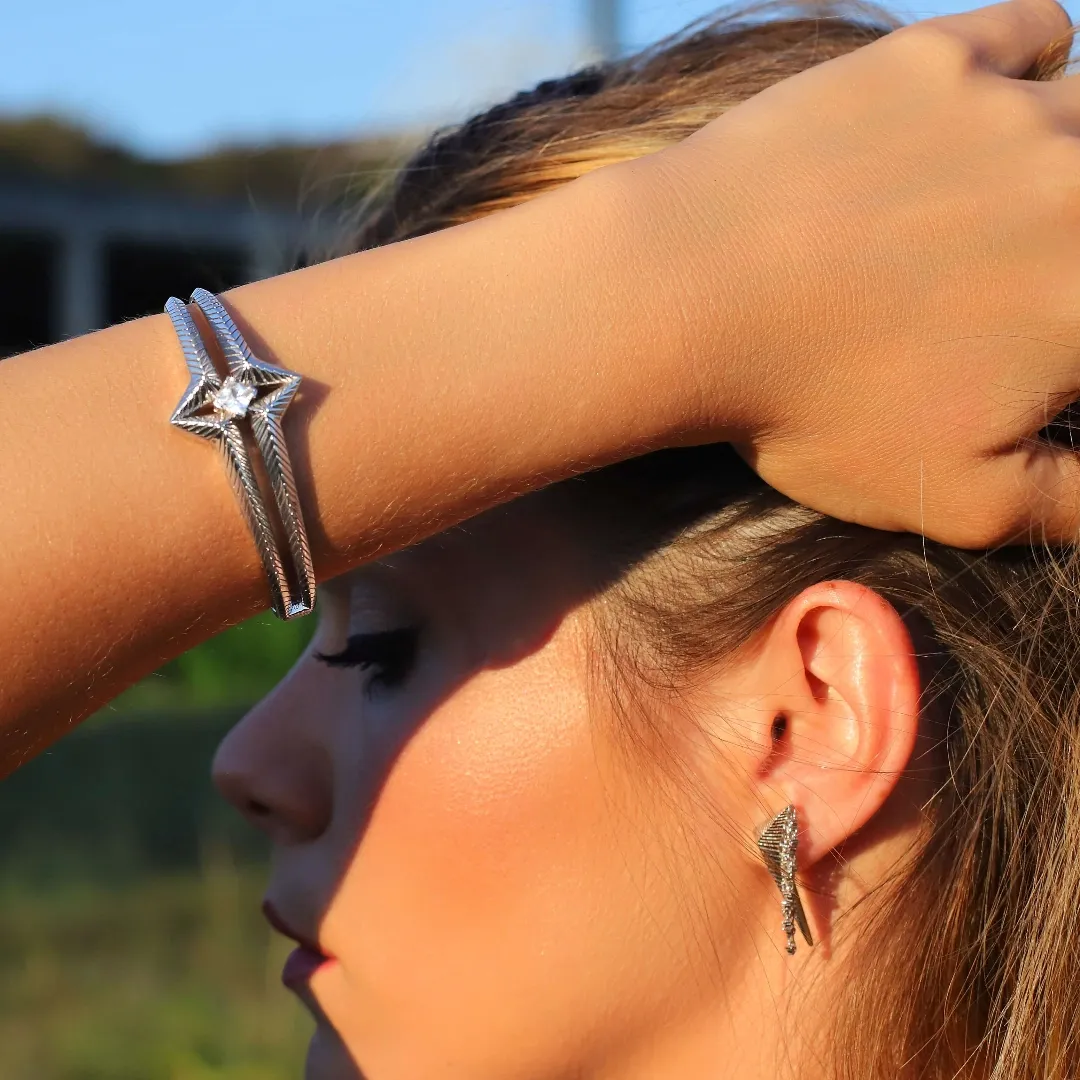 Triangle Bracelet Falling star Collection Designed by Ida Eckhel