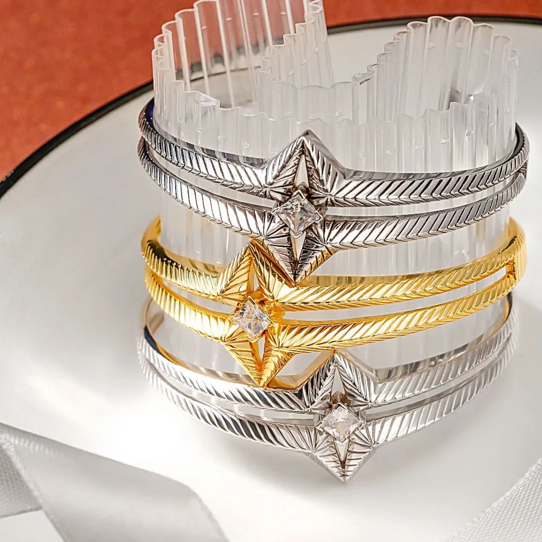 Triangle Bracelet Falling star Collection Designed by Ida Eckhel