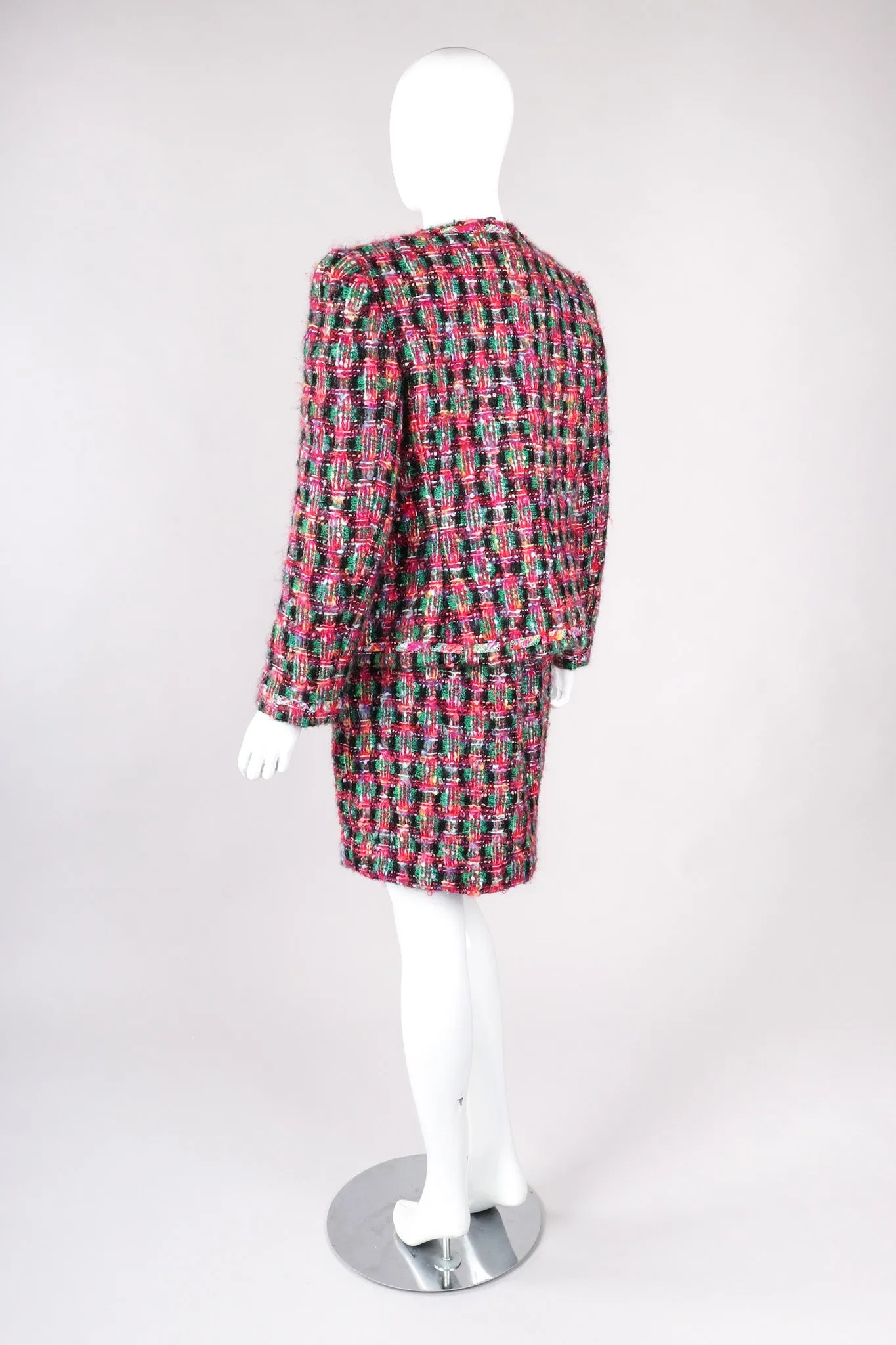 Tweed Jacket & Skirt Outfit Set