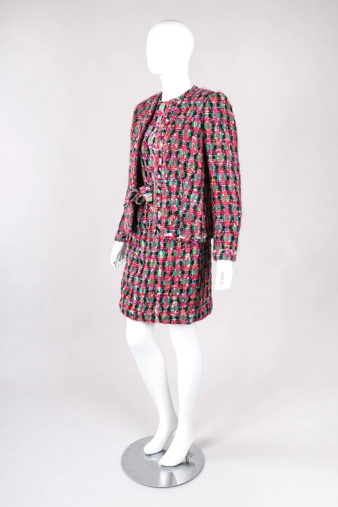 Tweed Jacket & Skirt Outfit Set