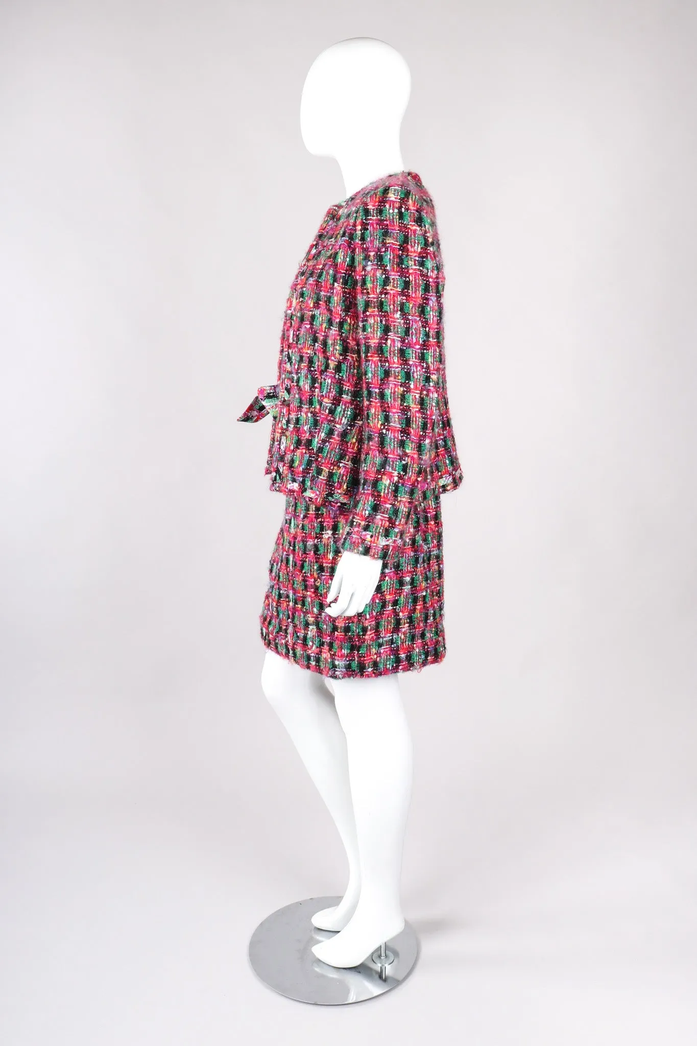 Tweed Jacket & Skirt Outfit Set