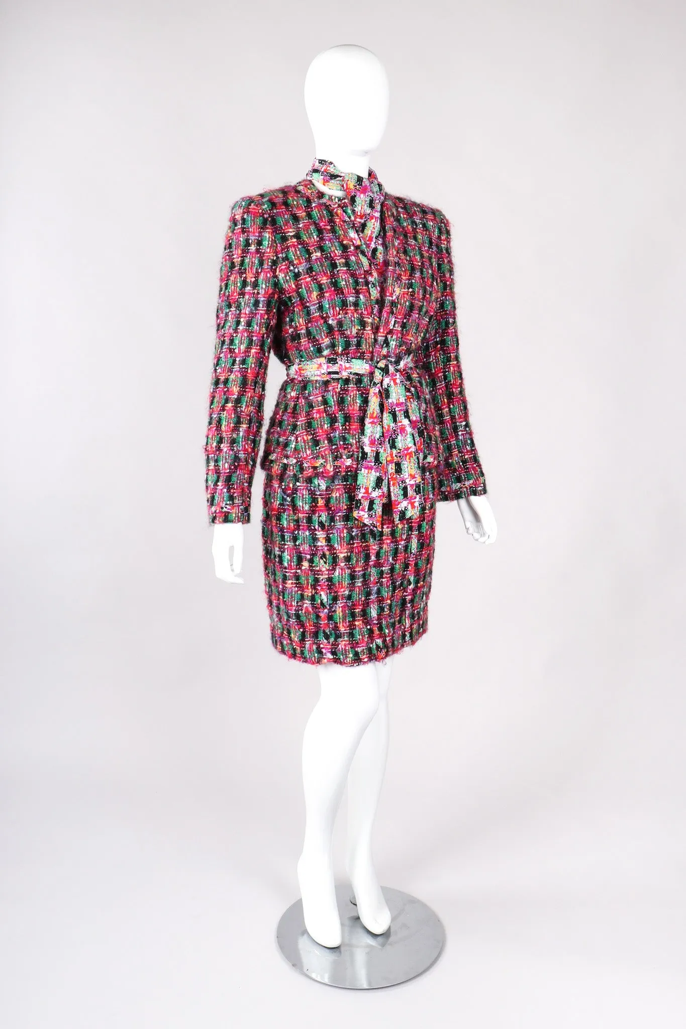 Tweed Jacket & Skirt Outfit Set