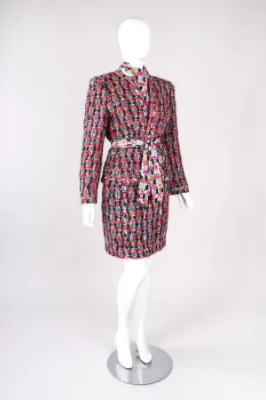 Tweed Jacket & Skirt Outfit Set