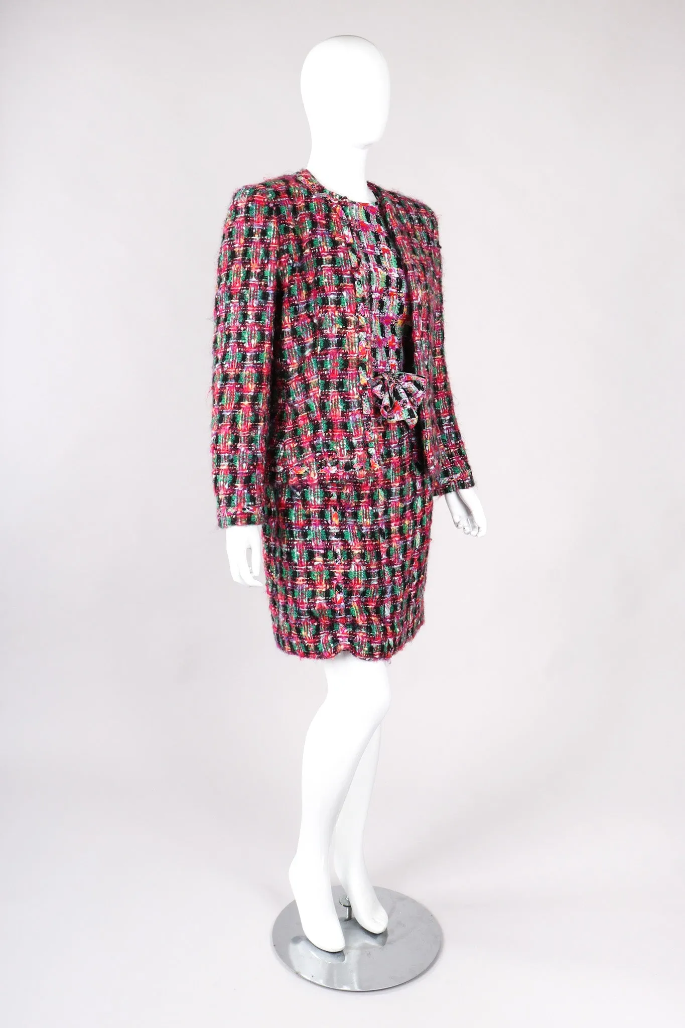 Tweed Jacket & Skirt Outfit Set