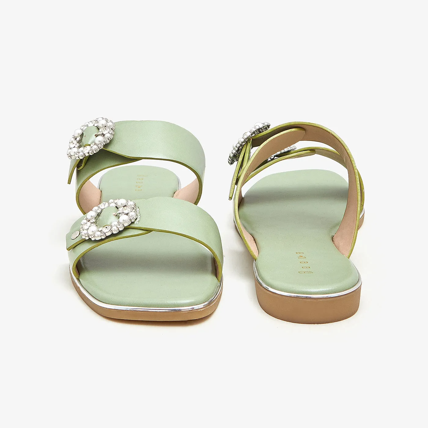 Twin Strapped Flats