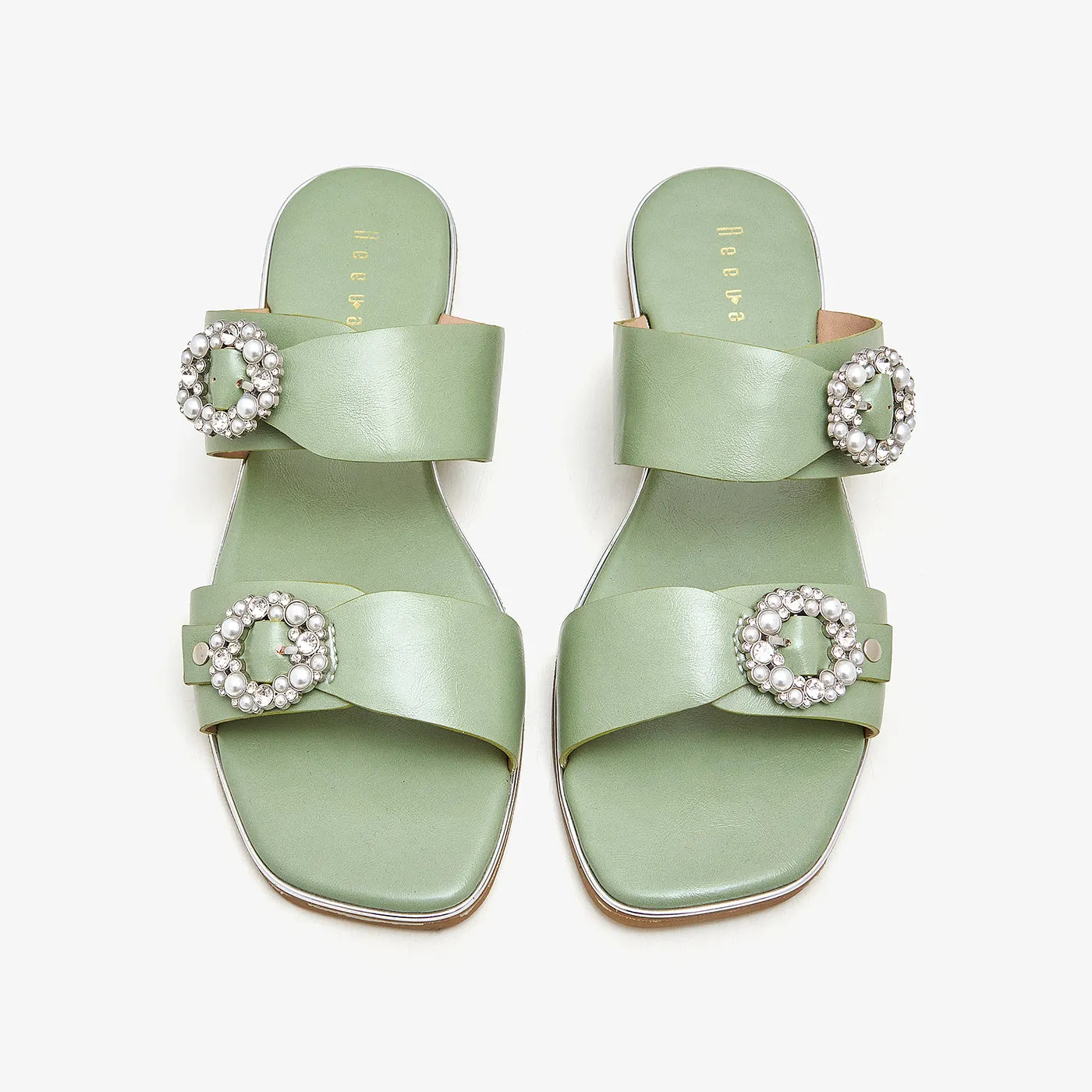 Twin Strapped Flats