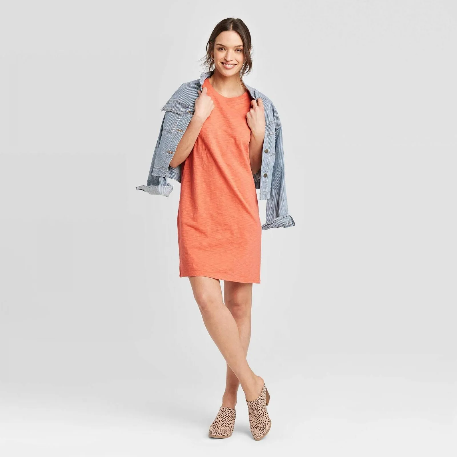 Universal Thread Women's Short Sleeve Tie-Dye T-Shirt Dress 562104-1