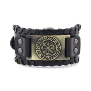Vegvisir Leather Bracelet