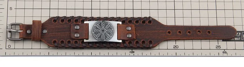 Vegvisir Leather Bracelet