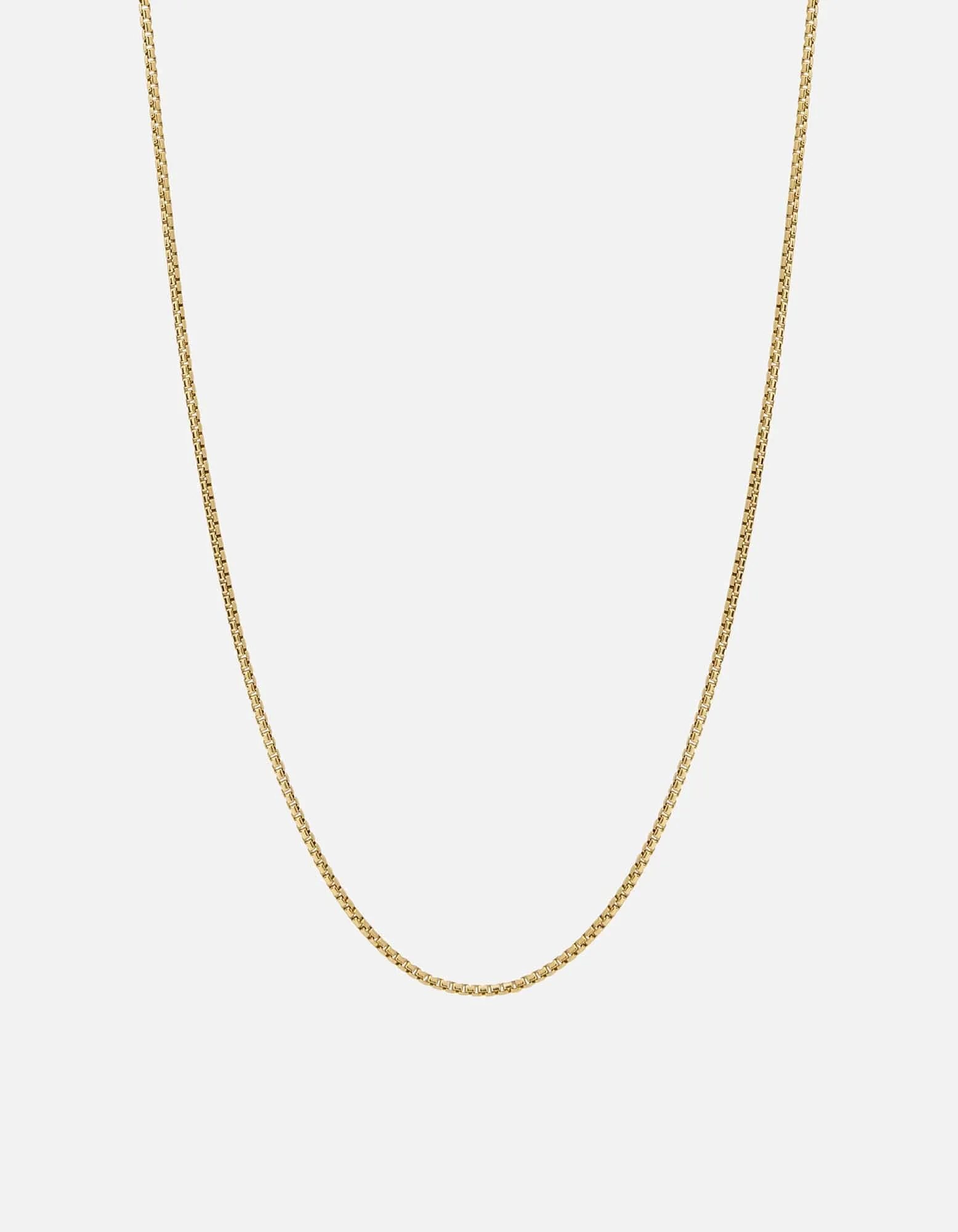Venetian Chain Necklace, Gold Vermeil