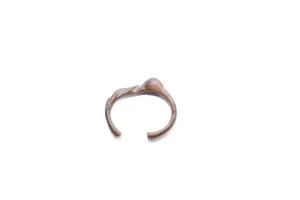 Vintage African Small Abstract Design Cuff Bracelet