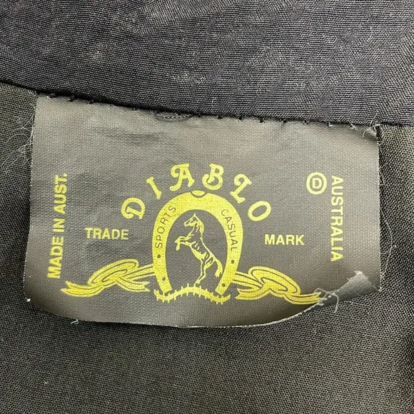 Vintage Australian Diablo Windbreaker Track Suit Pants and Jacket Set S