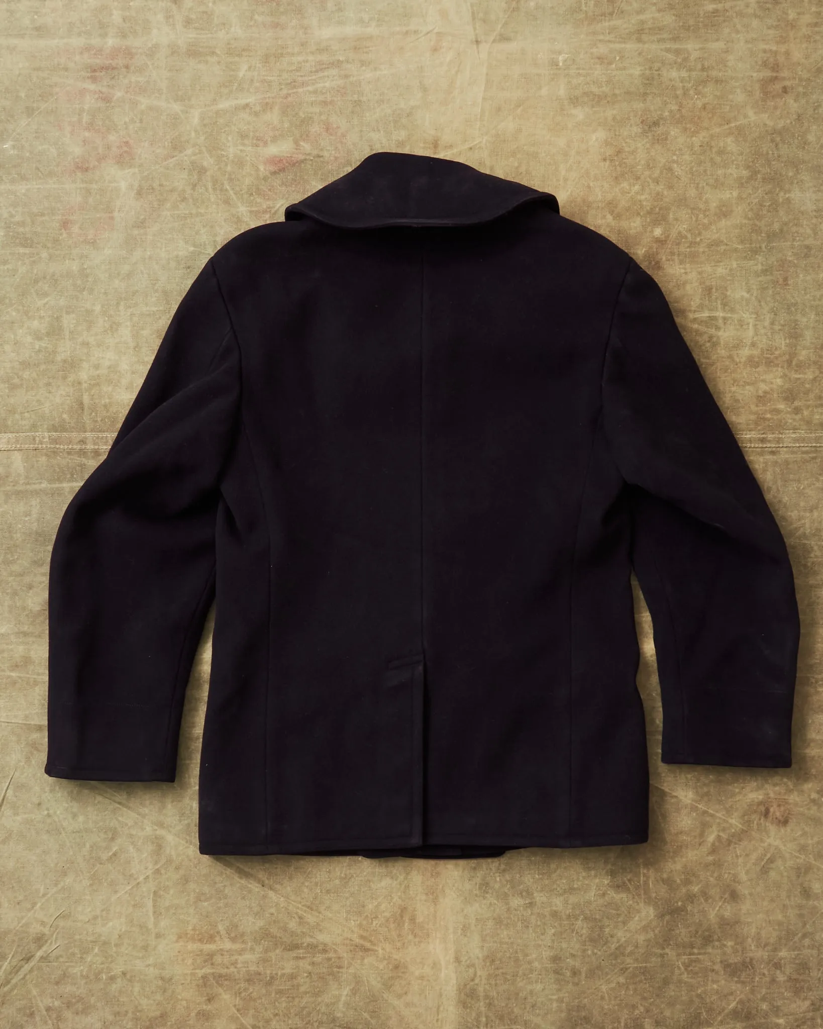 Vintage Original 1940s WWll 10 Button USN Wool Pea Coat