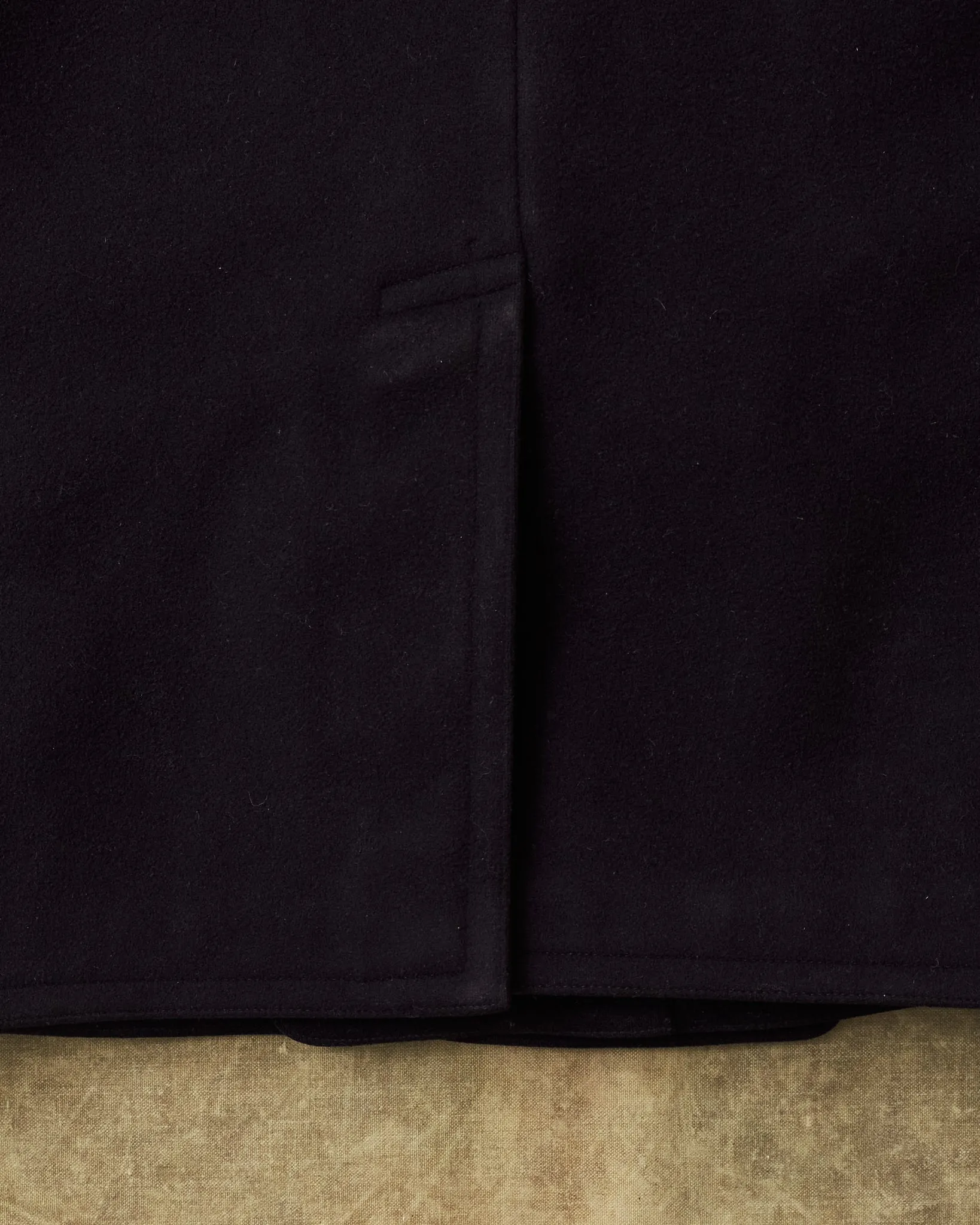 Vintage Original 1940s WWll 10 Button USN Wool Pea Coat