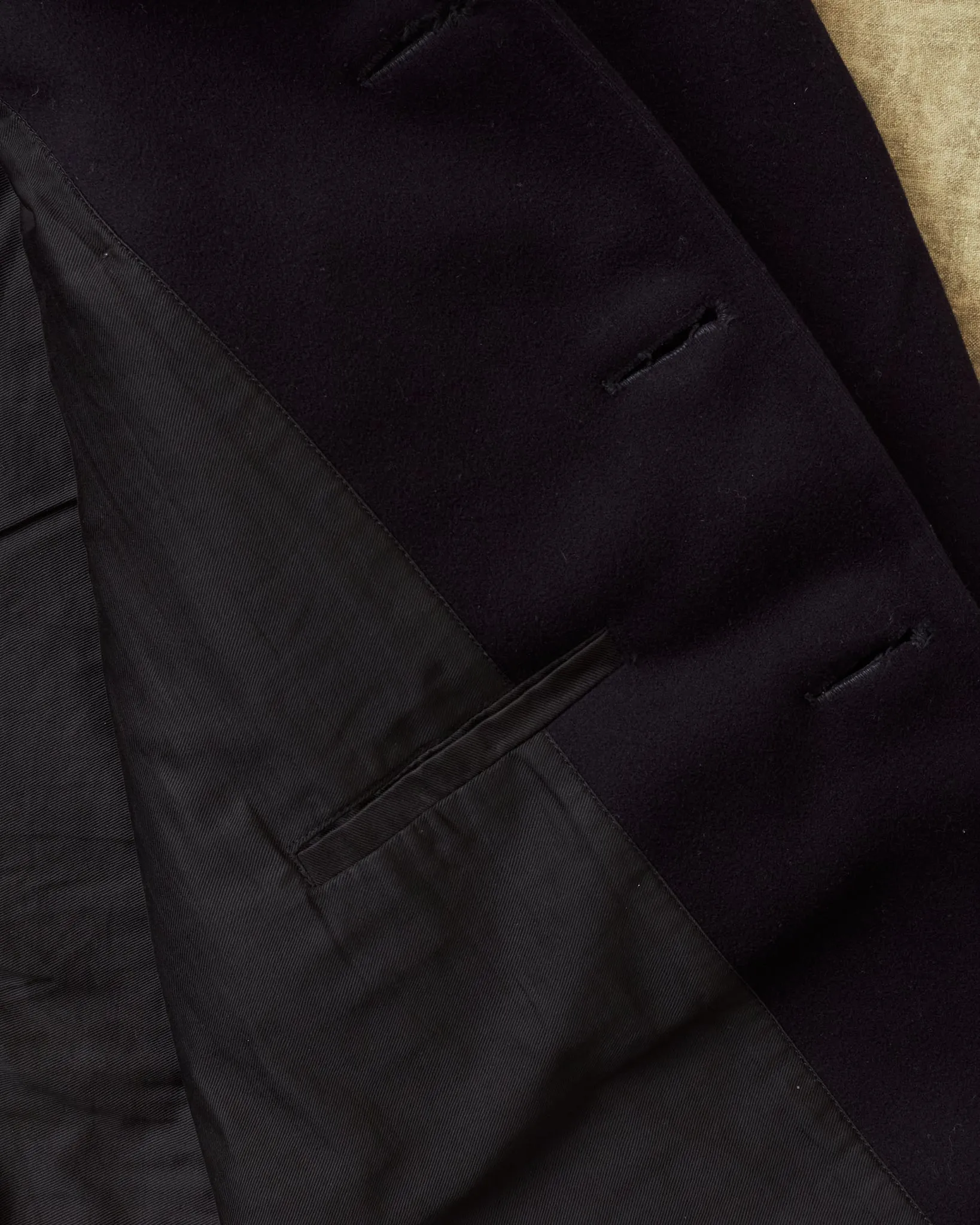Vintage Original 1940s WWll 10 Button USN Wool Pea Coat