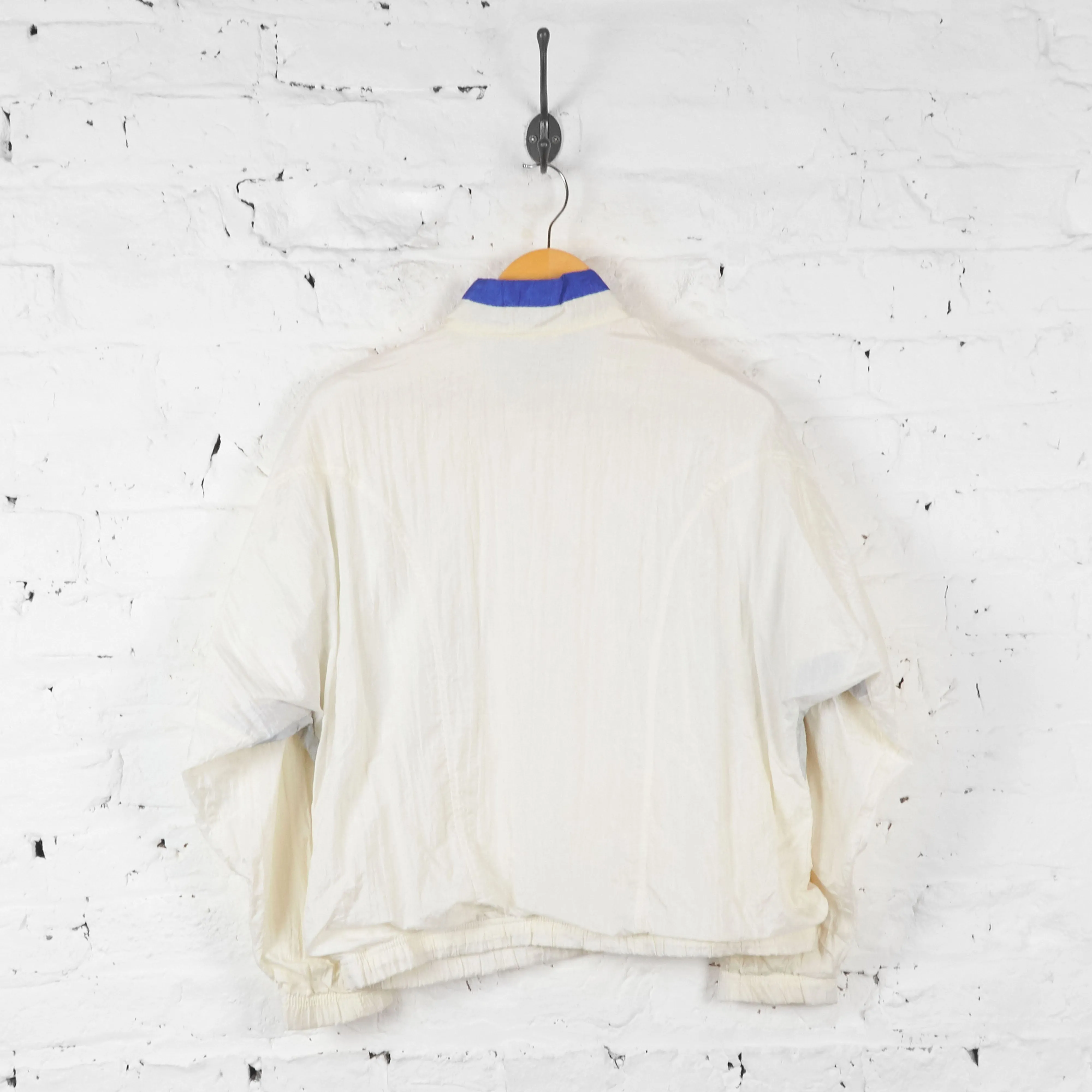 Vintage Sergio Tacchini Windbreaker Jacket - White - M