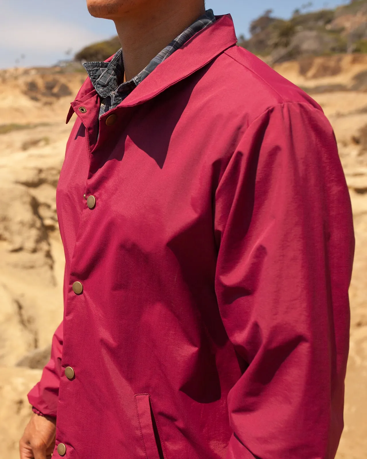 Water Resistant Windbreaker Coaches Jacket