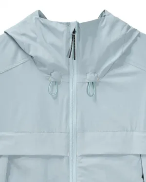 Weekend Offender Talamanca Windbreaker Jacket Arctic Blue