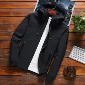 West Louis™ Mens Slim Fit Casual Windbreaker Jacket