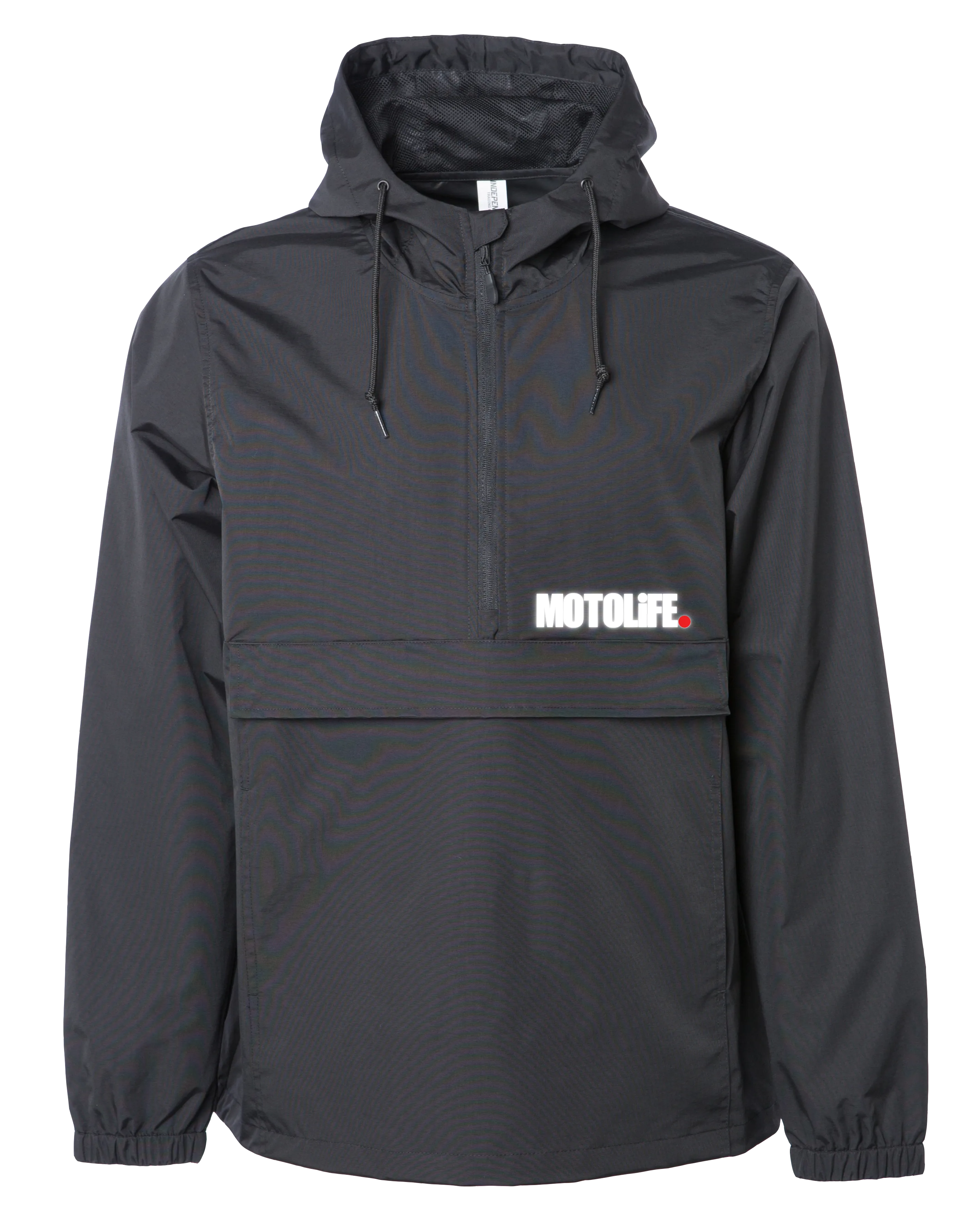 “WET RiDE” Black Anorak Jacket